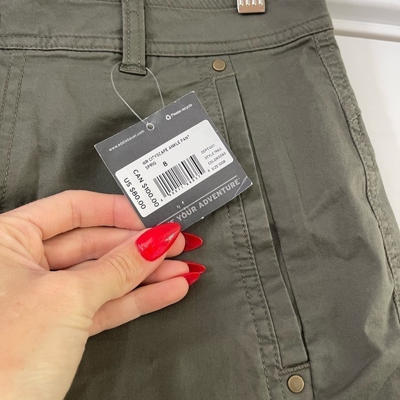 Eddie Bauer Cityscape Ankle Pants Sprig - 8 - Picture 6 of 7